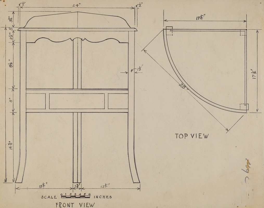 American 20th Century - Wash Stand