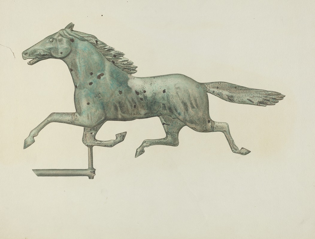 American 20th Century - Weather Vane – Horse