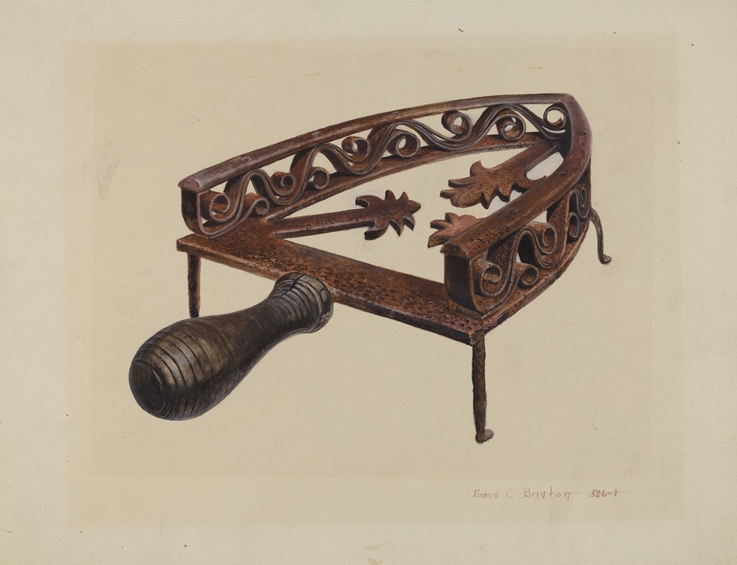 Amos C. Brinton - Pa. German Flat-iron Stand