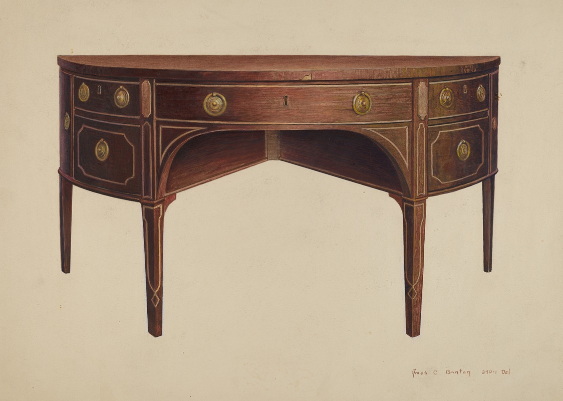 Amos C. Brinton - Sheraton Sideboard