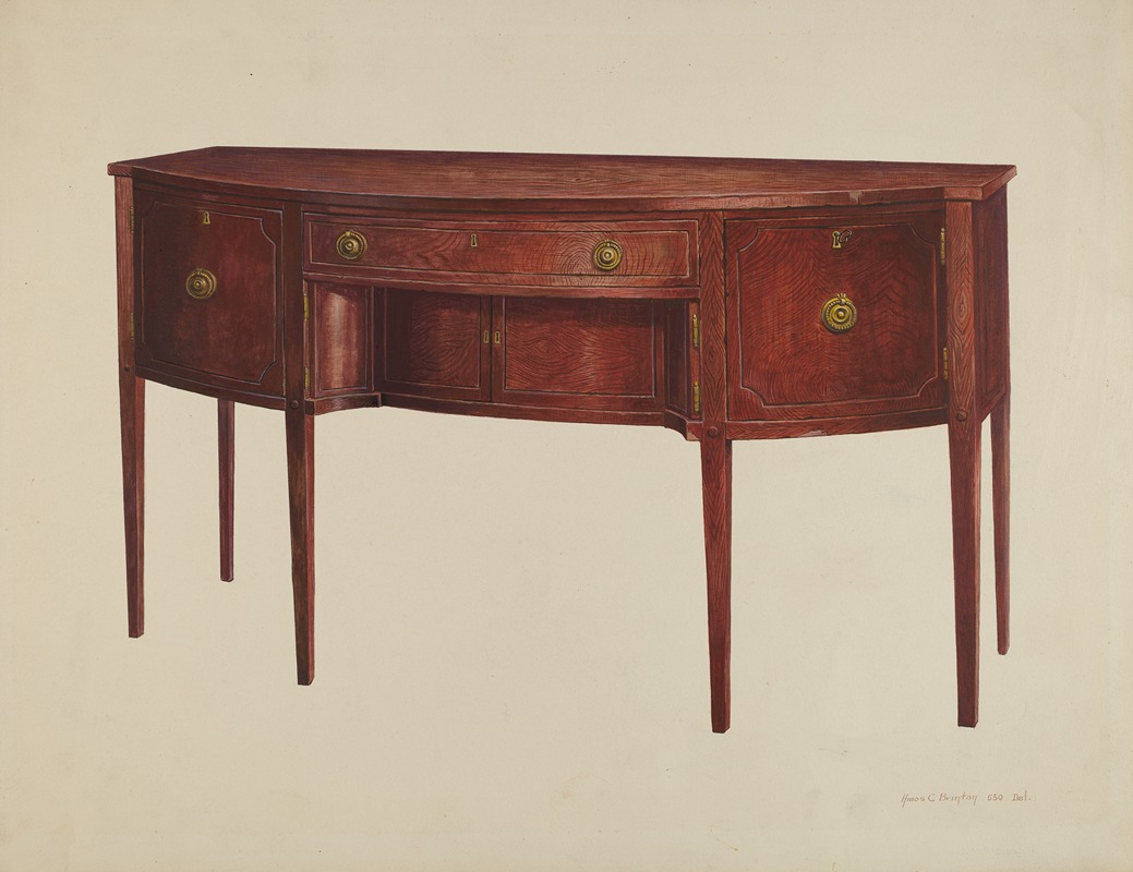 Amos C. Brinton - Sheraton Sideboard