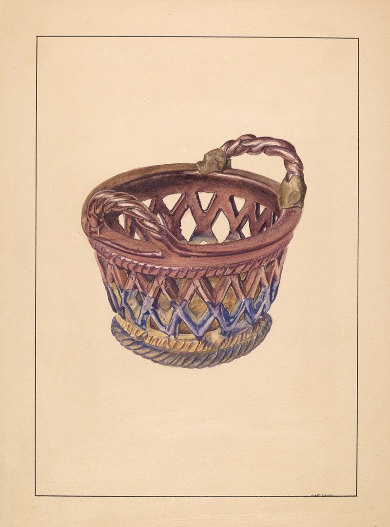 Angelo Bulone - Pottery Basket