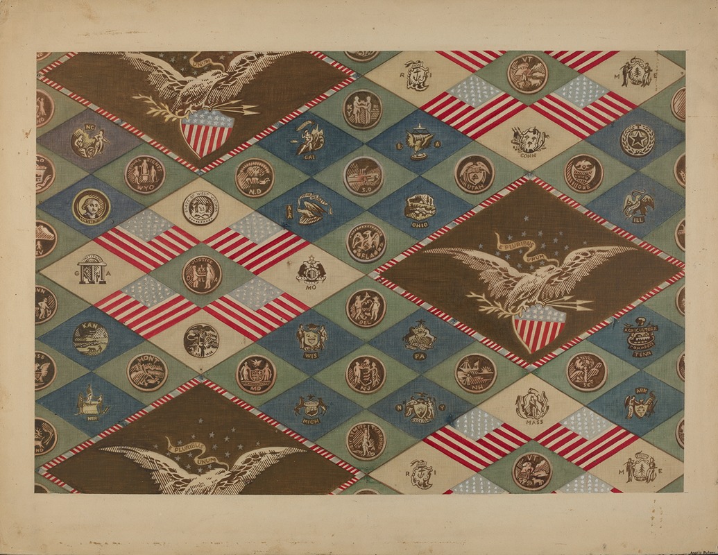 Angelo Bulone - Textile (State Emblems)