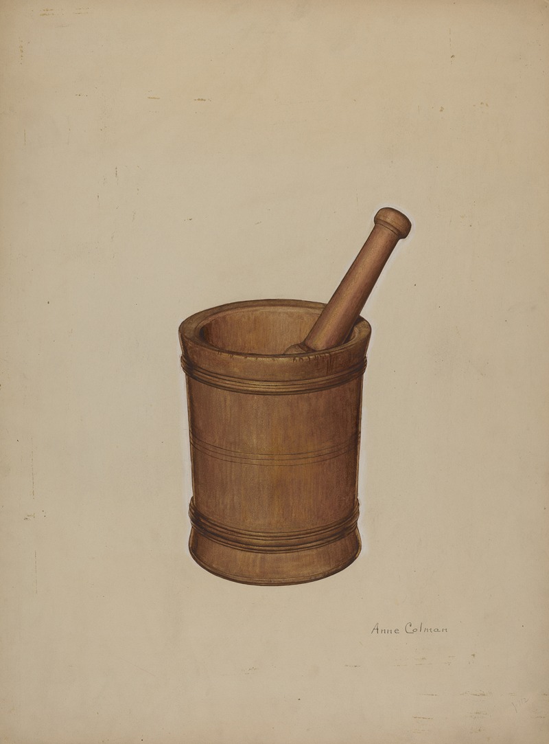 Anne Colman - Mortar and Pestle