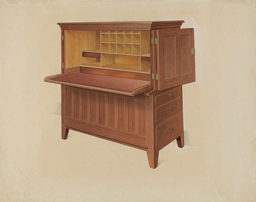 Anne Ger - Shaker Desk