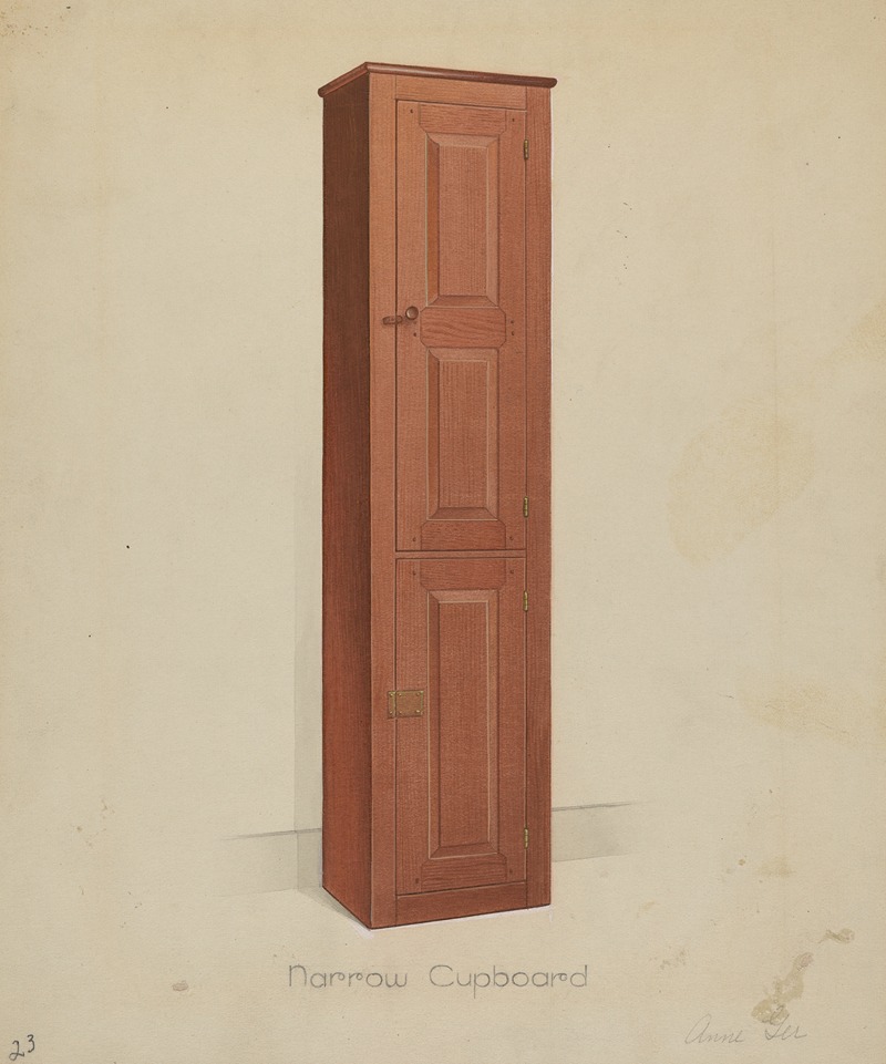 Anne Ger - Shaker Tall Tin Cupboard