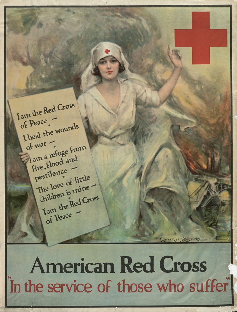 Charles Bosseron Chambers - American Red Cross ‘In the service of those who suffer’