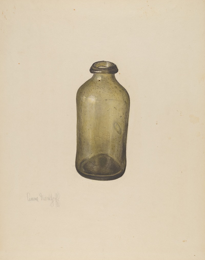 Anne Nemtzoff - Shoe Blacking Bottle