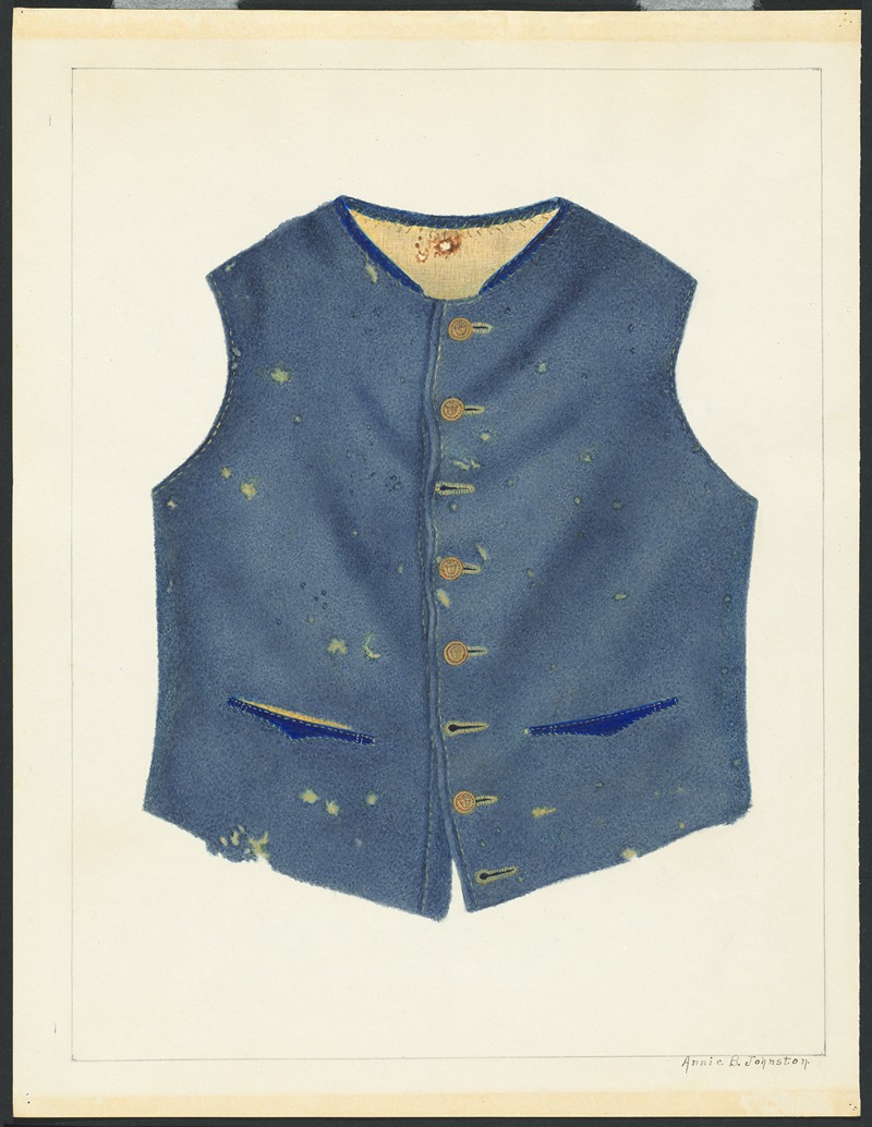 Annie B. Johnston - Confederate Uniform