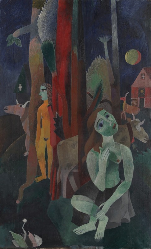 Heinrich Campendonk - Pastoral Scene