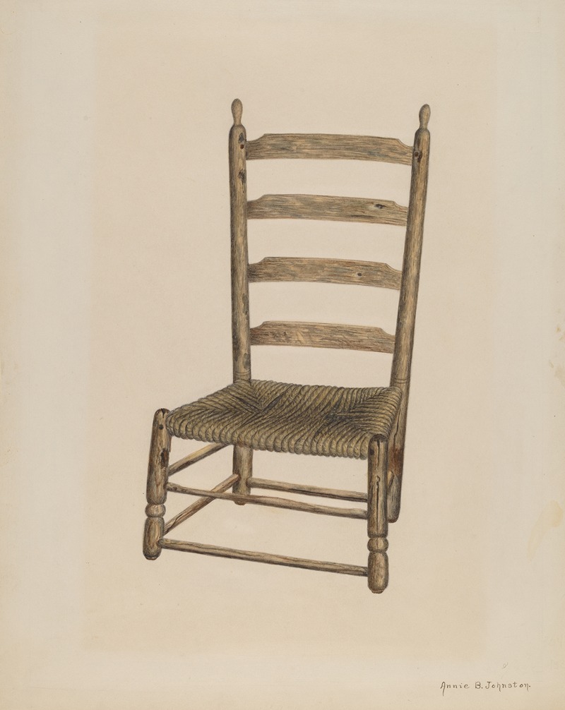 Annie B. Johnston - Ladder Back Chair