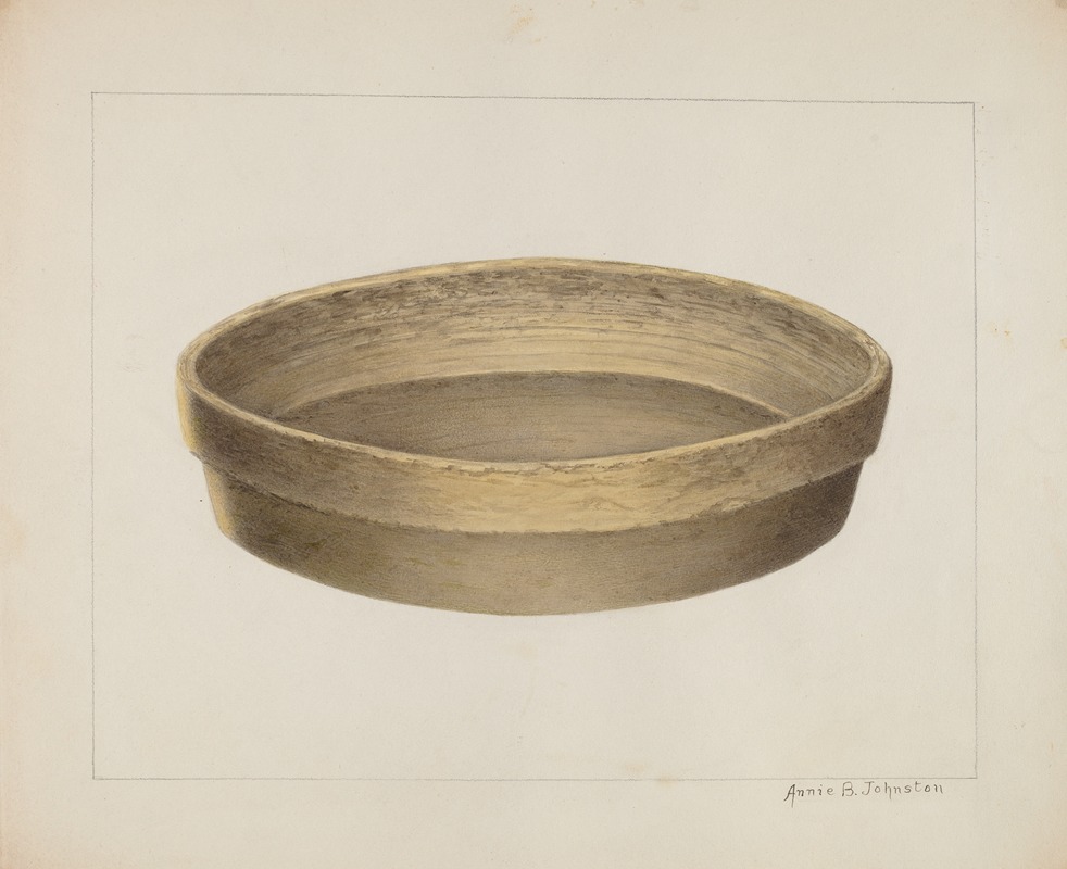 Annie B. Johnston - Pottery Flat Bowl