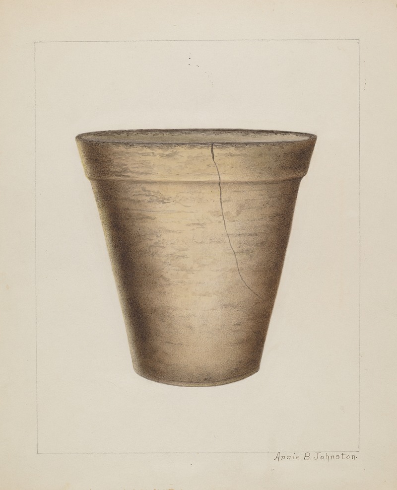 Annie B. Johnston - Pottery Flower Pot