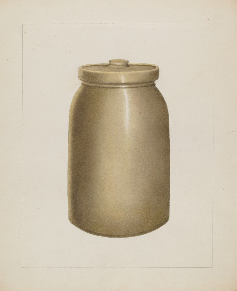 Annie B. Johnston - Pottery Jar with Lid