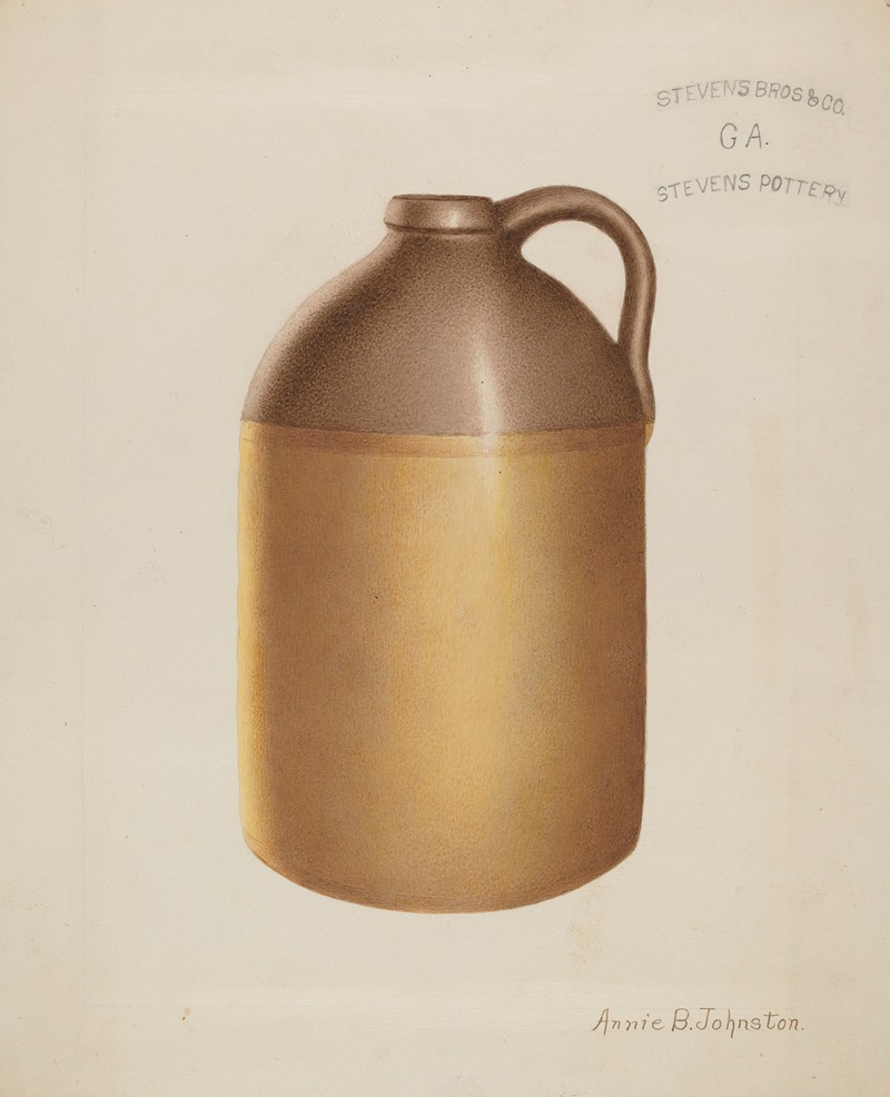 Annie B. Johnston - Stoneware Jug