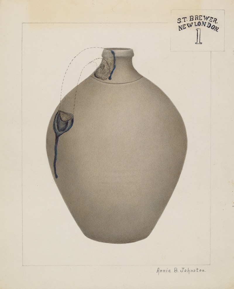 Annie B. Johnston - Stoneware Jug