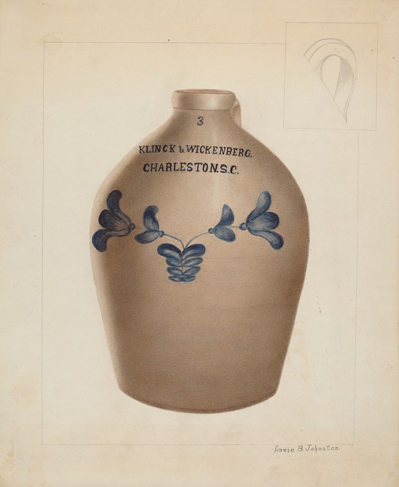 Annie B. Johnston - Stoneware Jug