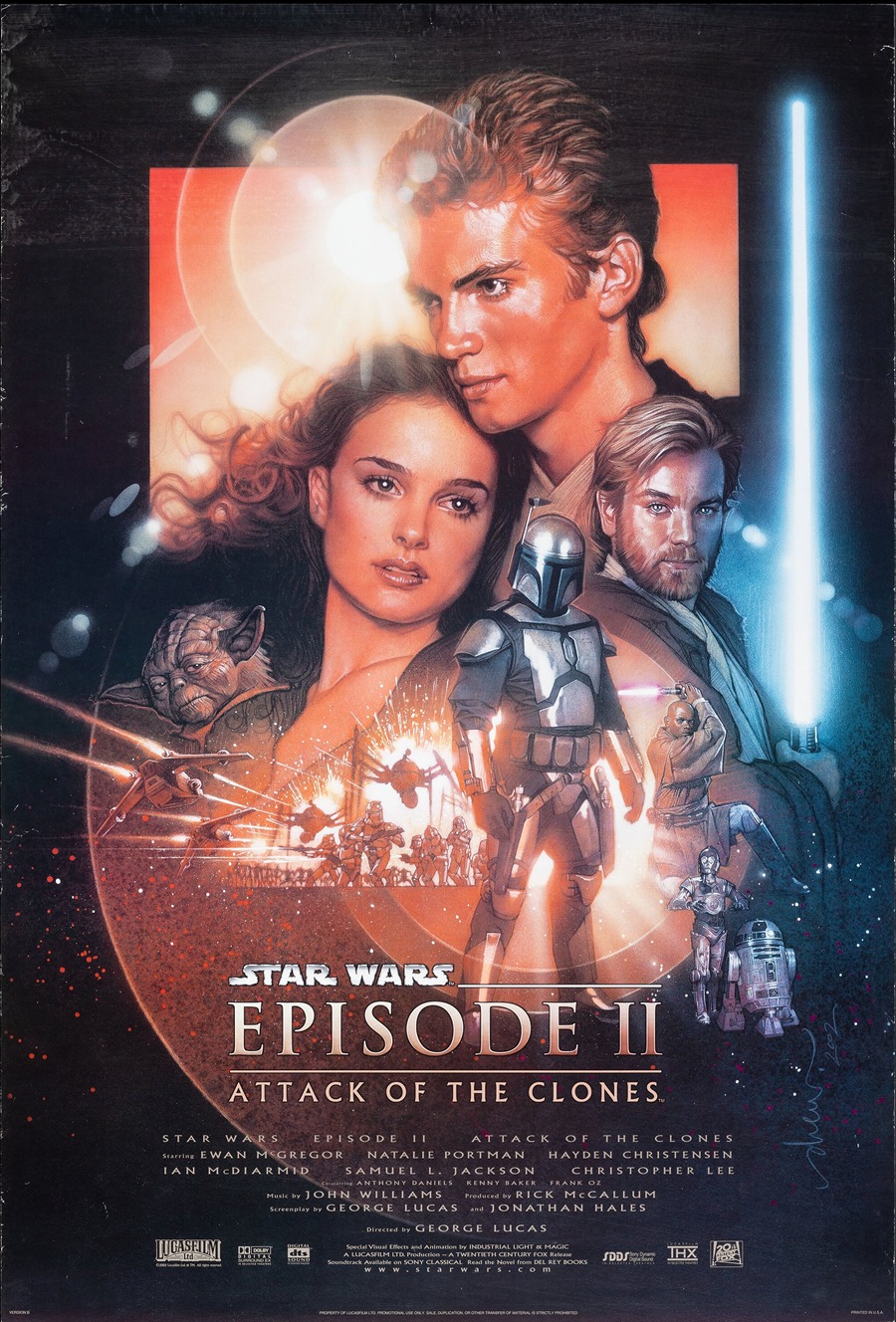Drew Struzan - Star Wars; Episode II – Attack of the Clones
