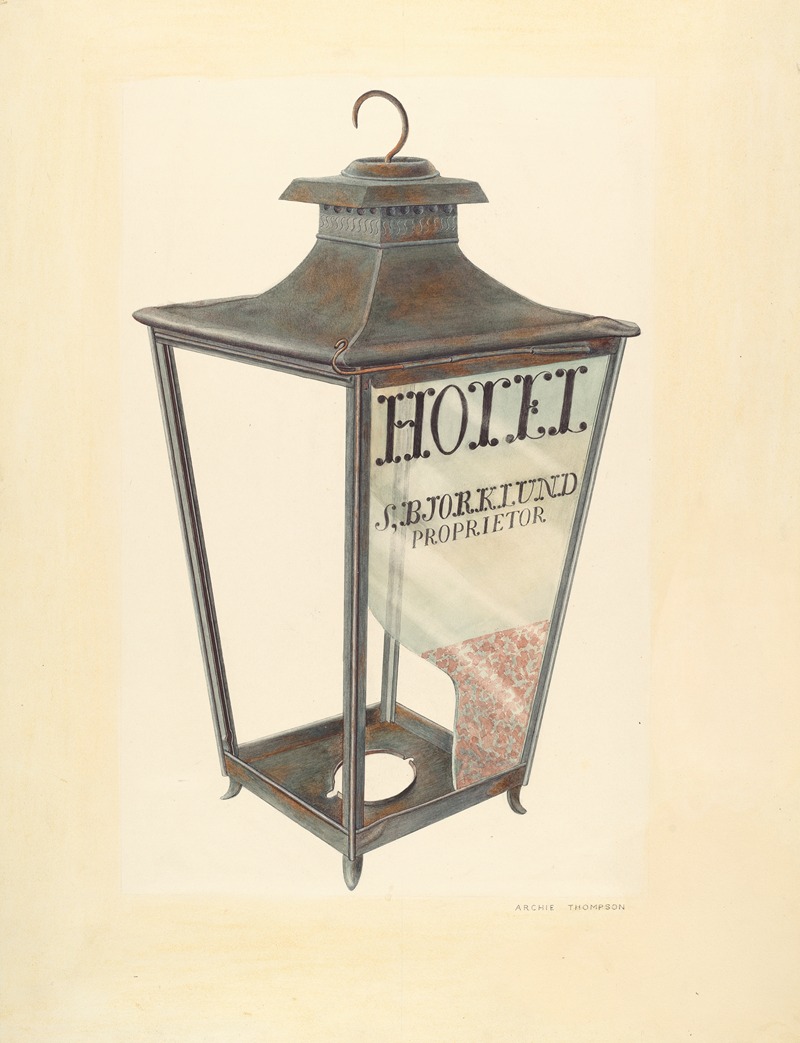 Archie Thompson - Bishop Hill – Hotel Lantern