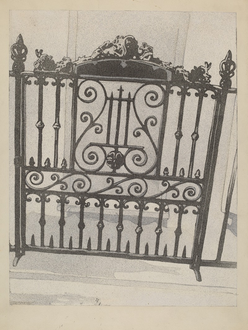Arelia Arbo - Cast and Wrought Iron Gate