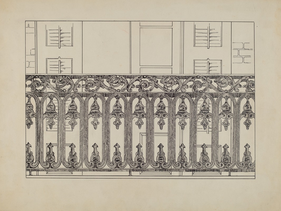 Arelia Arbo - Cast Iron Balcony Rail