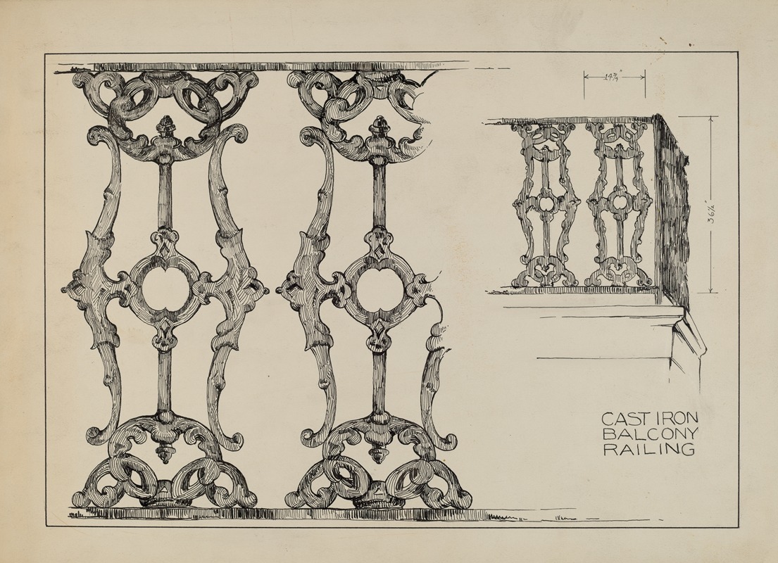 Arelia Arbo - Iron Balcony Railing