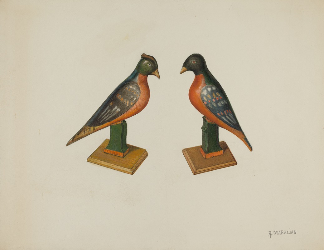 Arsen Maralian - Pa. German Toy Birds