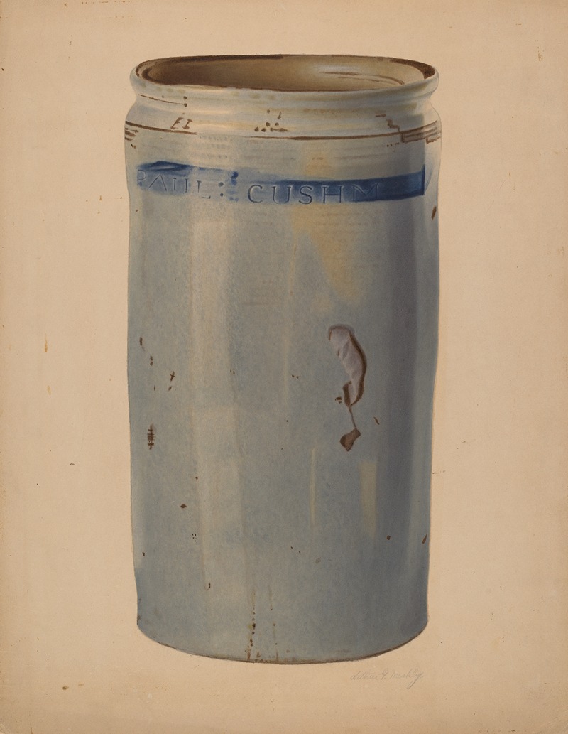 Arthur G. Merkley - Stone Storage Jar