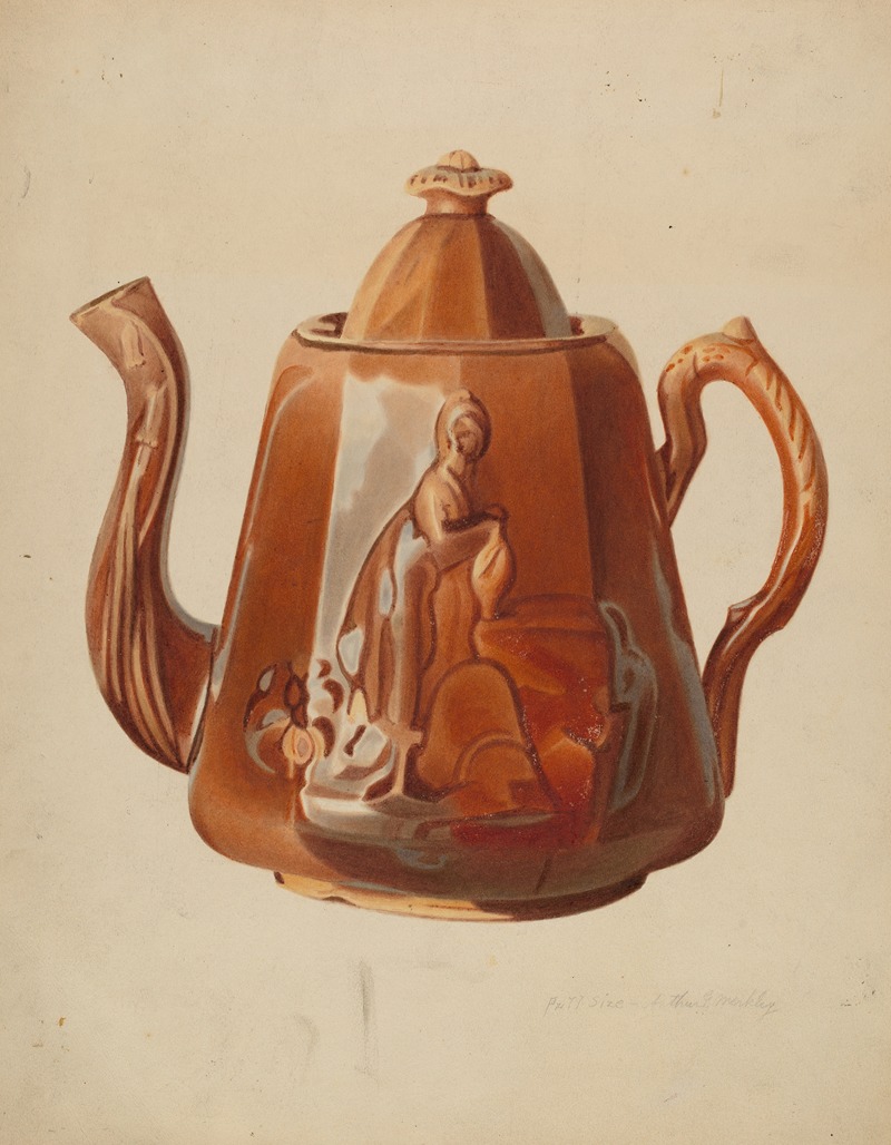 Arthur G. Merkley - Stoneware Teapot