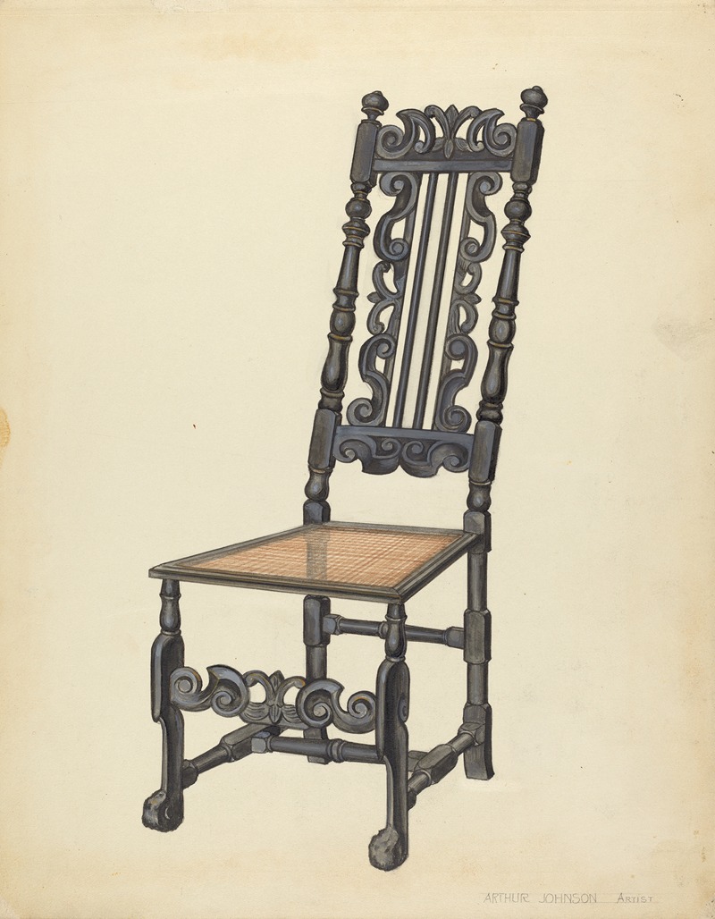 Arthur Johnson - High-Back Side Chair