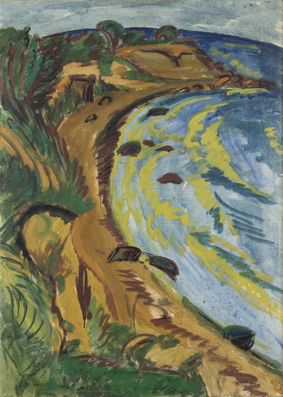 Ernst Ludwig Kirchner - Bay on the Coast of Fehmarn