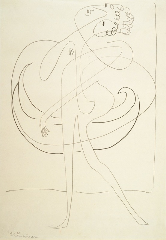 Ernst Ludwig Kirchner - A Dancer