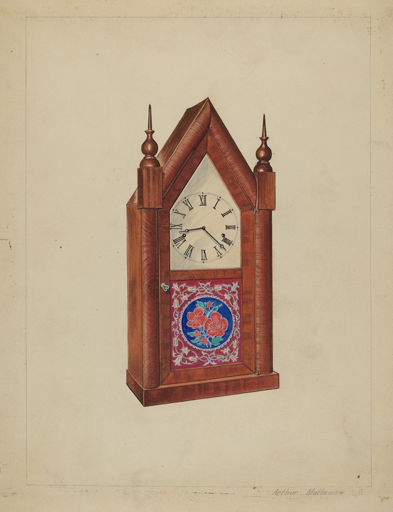 Arthur Mathews - Steeple Clock