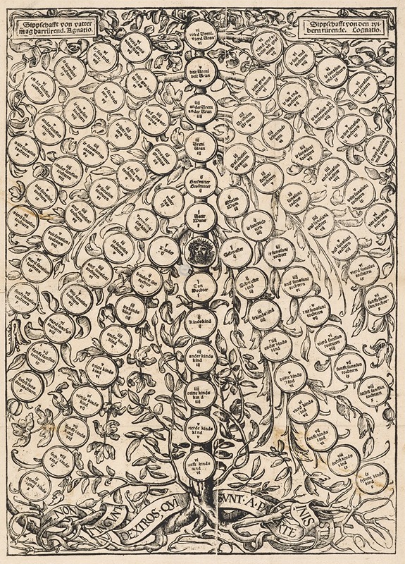Hans Holbein The Younger - Genealogischer Baum