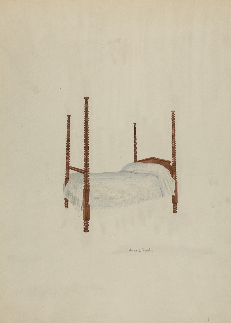 Arthur P. Reynolds - Bed, Four Poster