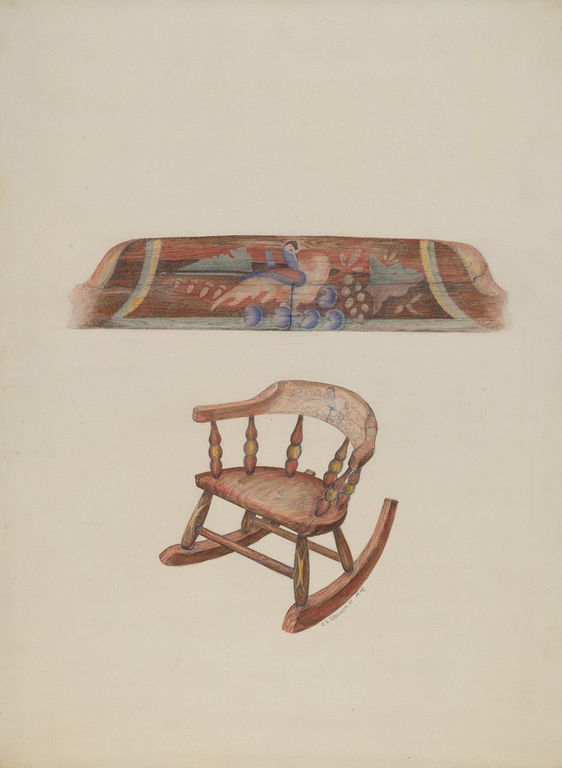 Austin L. Davison - Child’s Rocking Chair