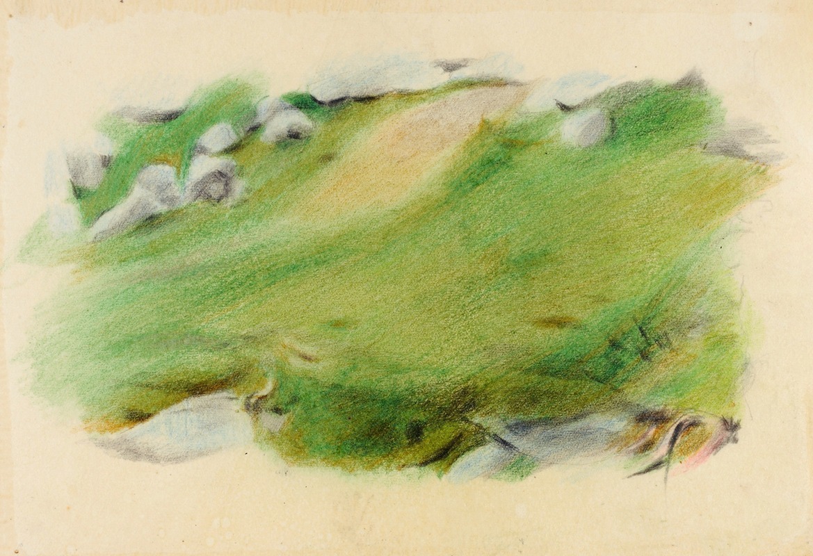 Otto Meyer-Amden - Landschaftsstudie Amden