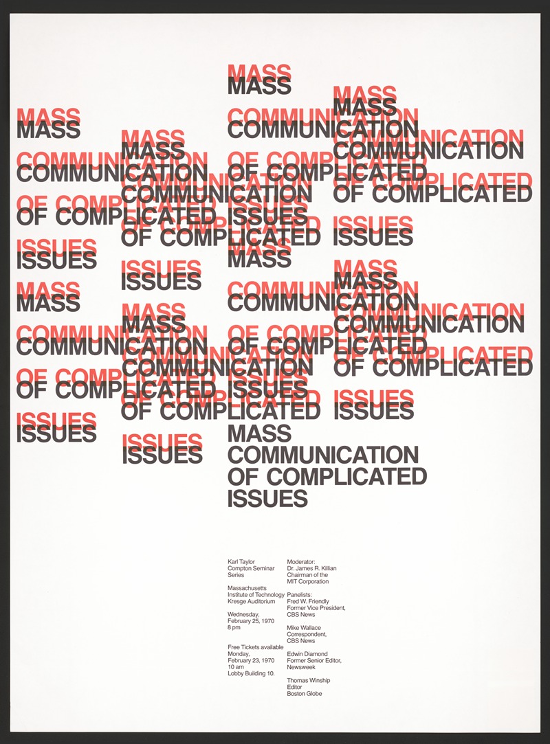 Dietmar Winkler - Mass communication of complicated issues Karl Taylor Compton seminar series.