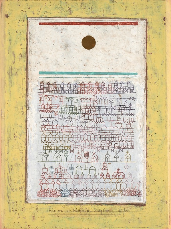 Paul Klee - A Page from the Book of Towns