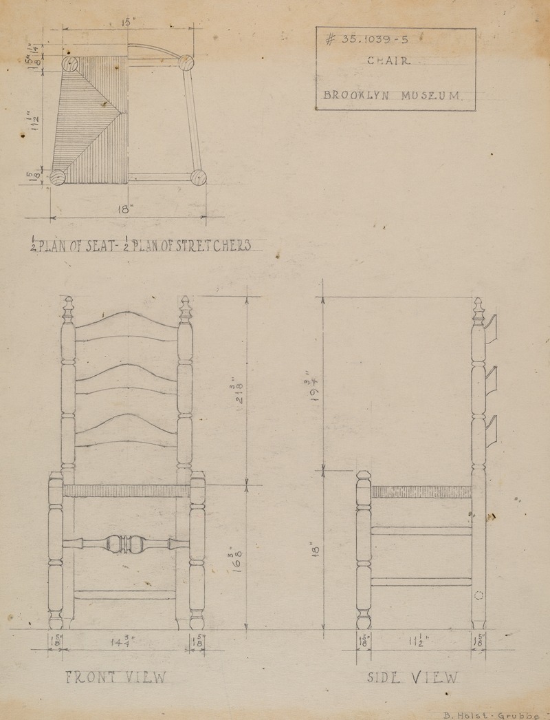 B. Holst-Grubbe - Side Chair