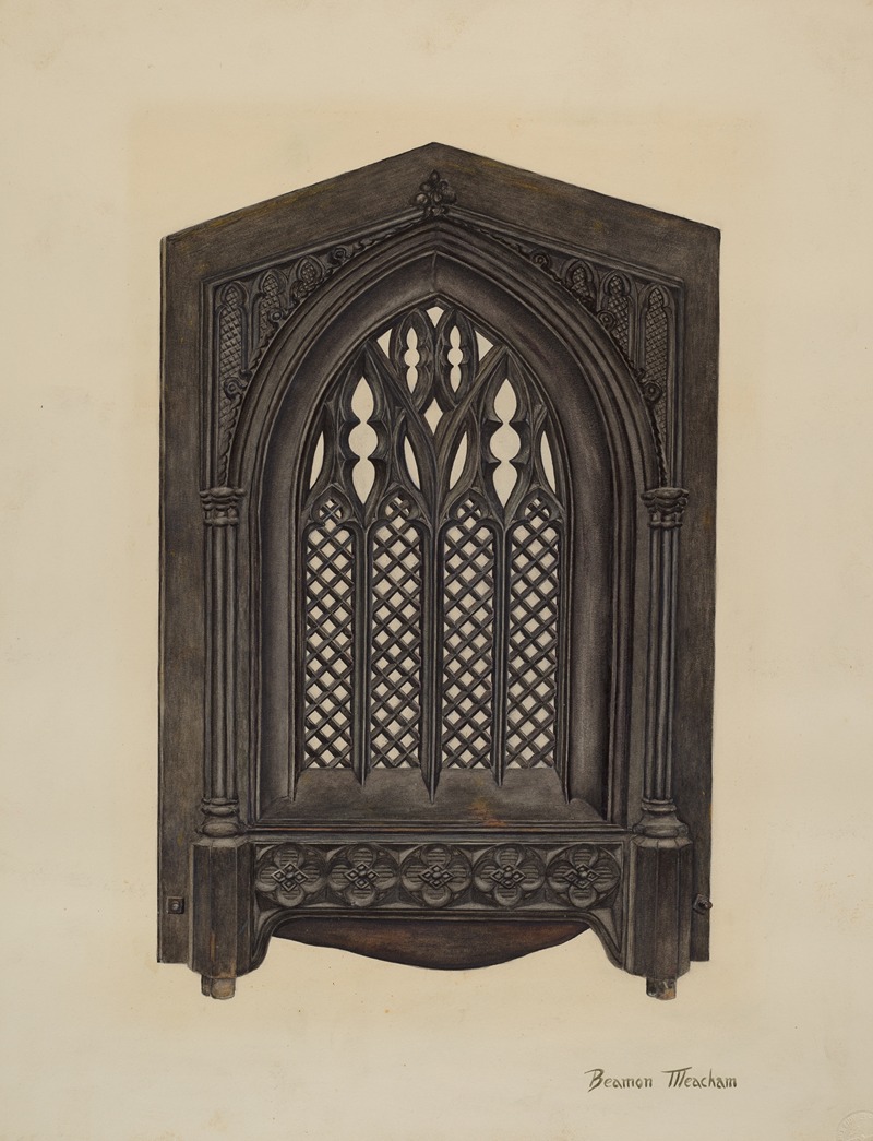 Beamon Meacham - Cast Iron Gate Front