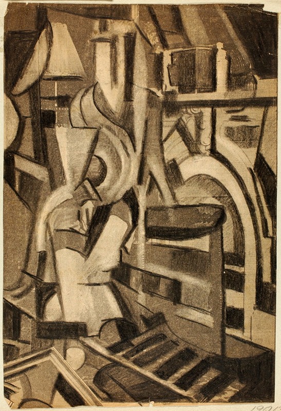Carl Newman - Abstract–Seated Figure