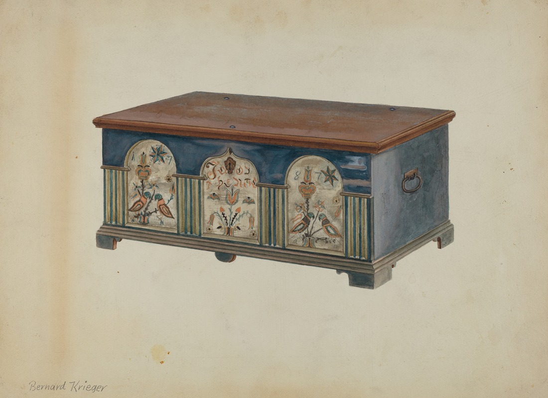 Bernard Krieger - Pa. German Dower Chest