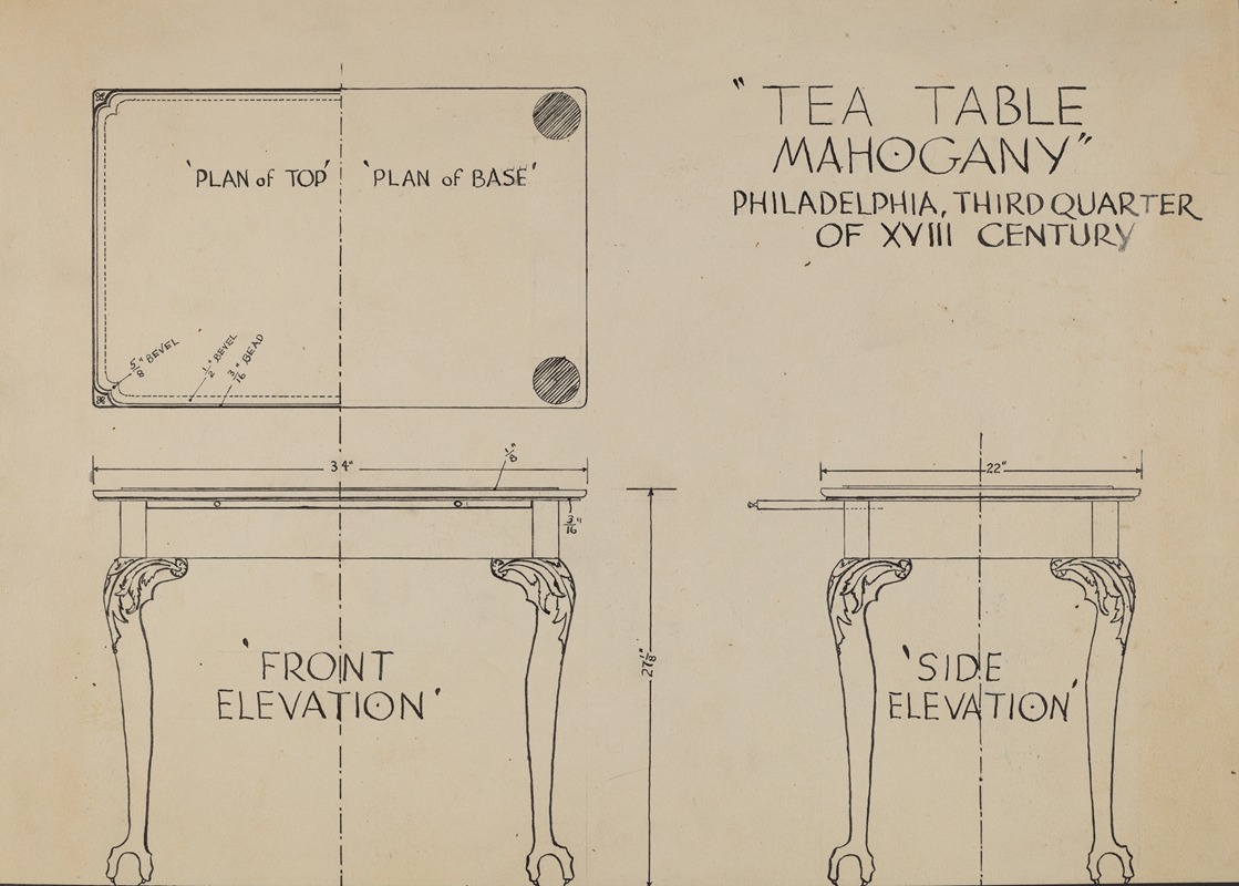 Bernard Krieger - Tea Table