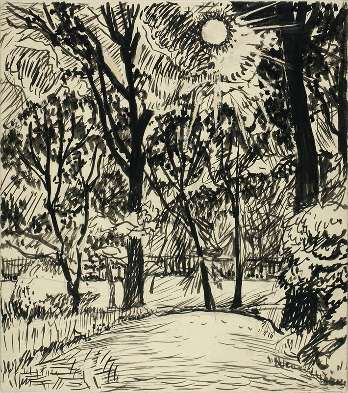Henry Lyman Saÿen - Sun-lit Path