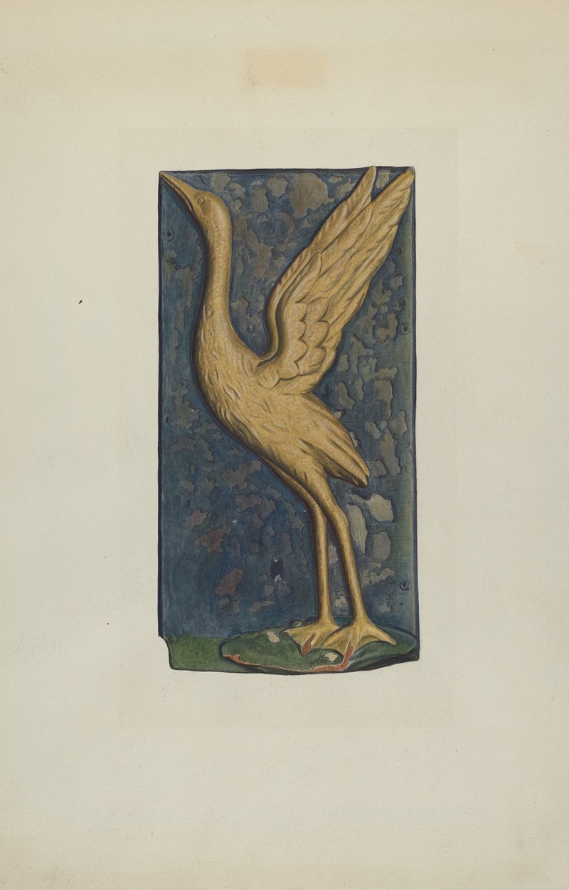 Betty Fuerst - Carved Stork