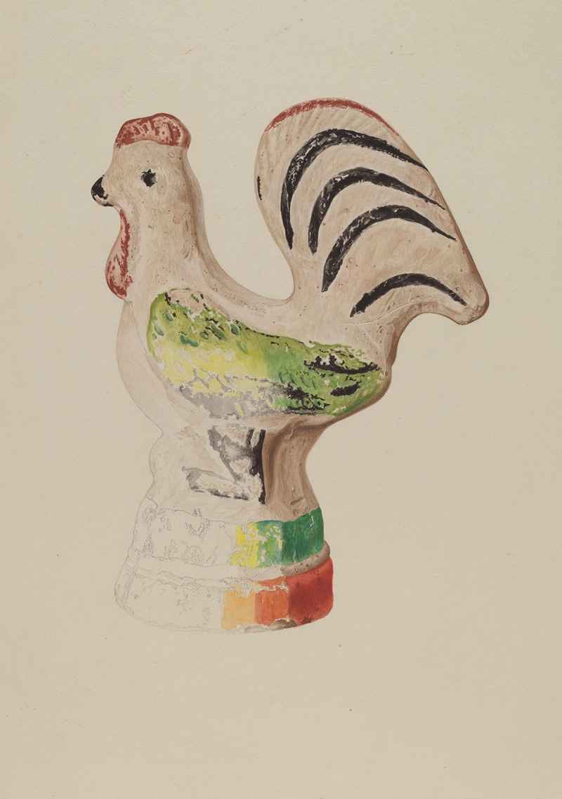 Betty Fuerst - Chalkware Rooster