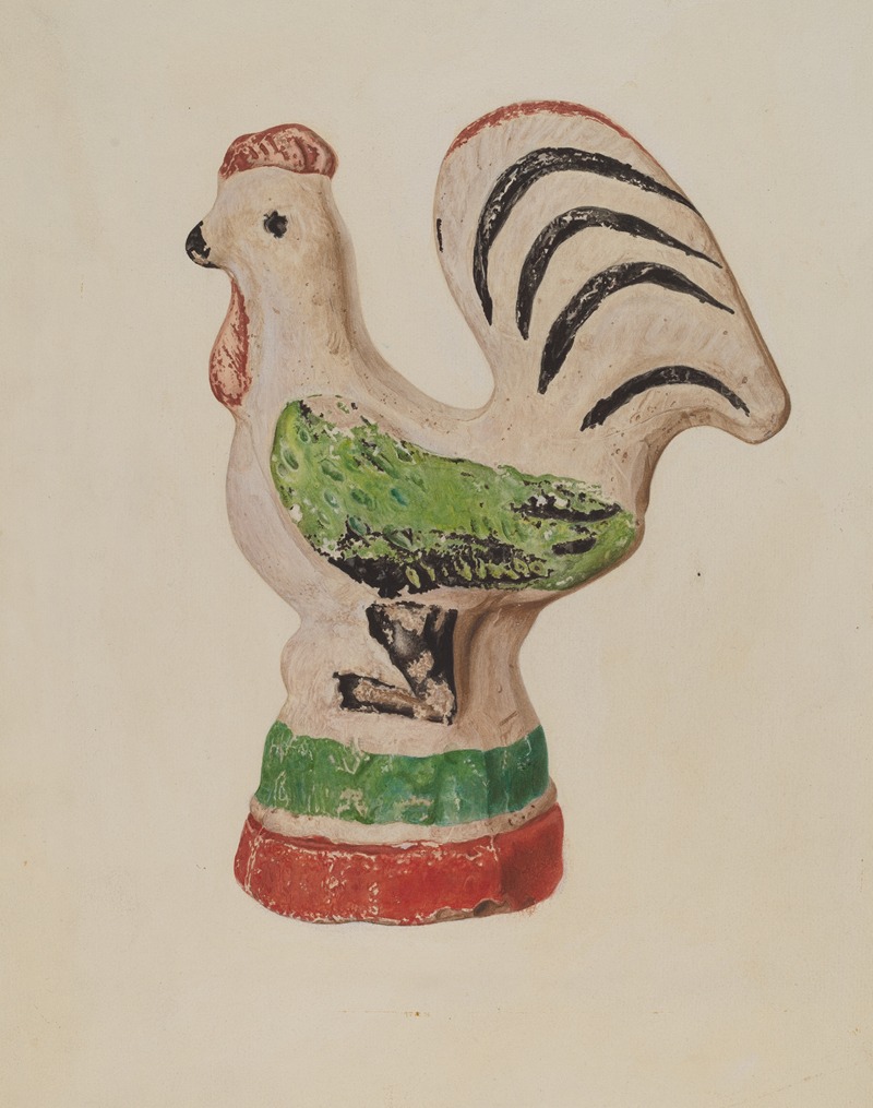 Betty Fuerst - Chalkware Rooster