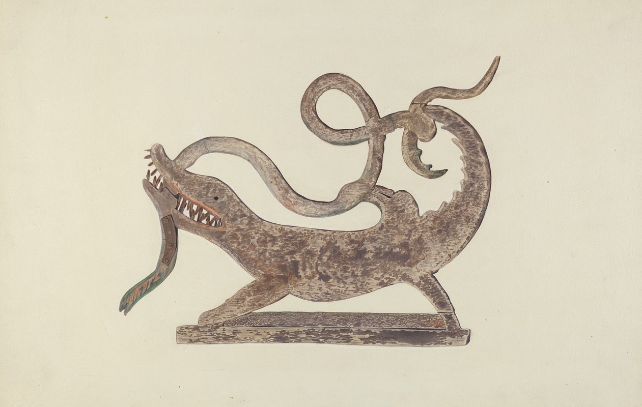 Betty Fuerst - Dragon and Serpent Weather Vane