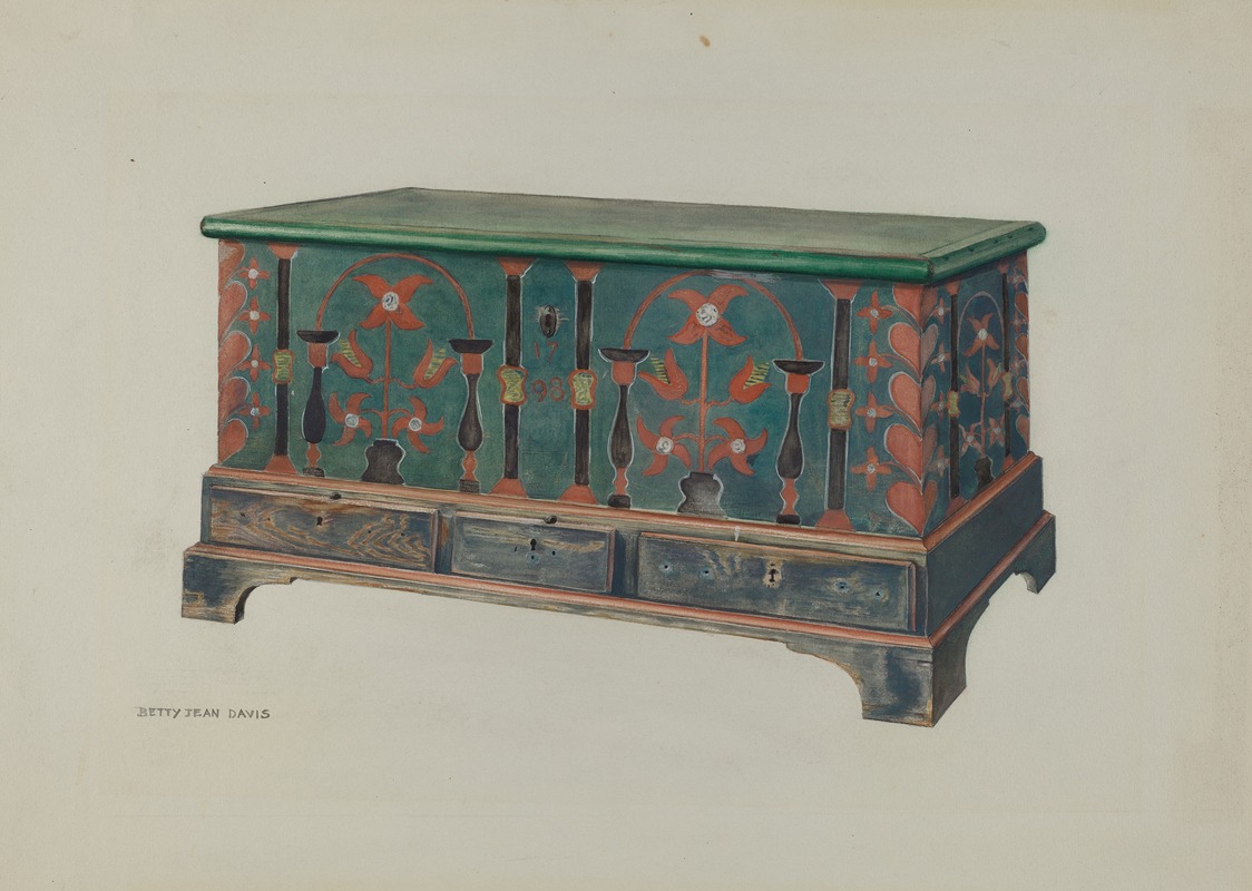 Betty Jean Davis - Pa. German Chest